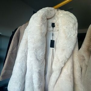 JLUXLABEL Plush Cream Teddy Jacket